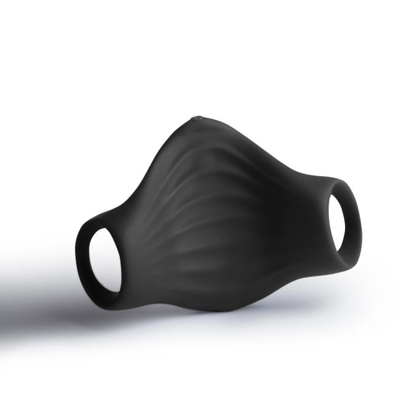 Мастурбатор Rocks Off Palm Black, петлі для пальців, 10 режимів