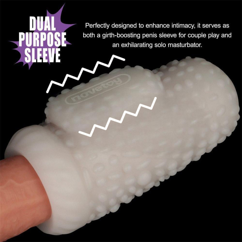Мастурбатор LoveToy Knights Ring Vibrating Dual Purpose SleeveLoveToyDrip