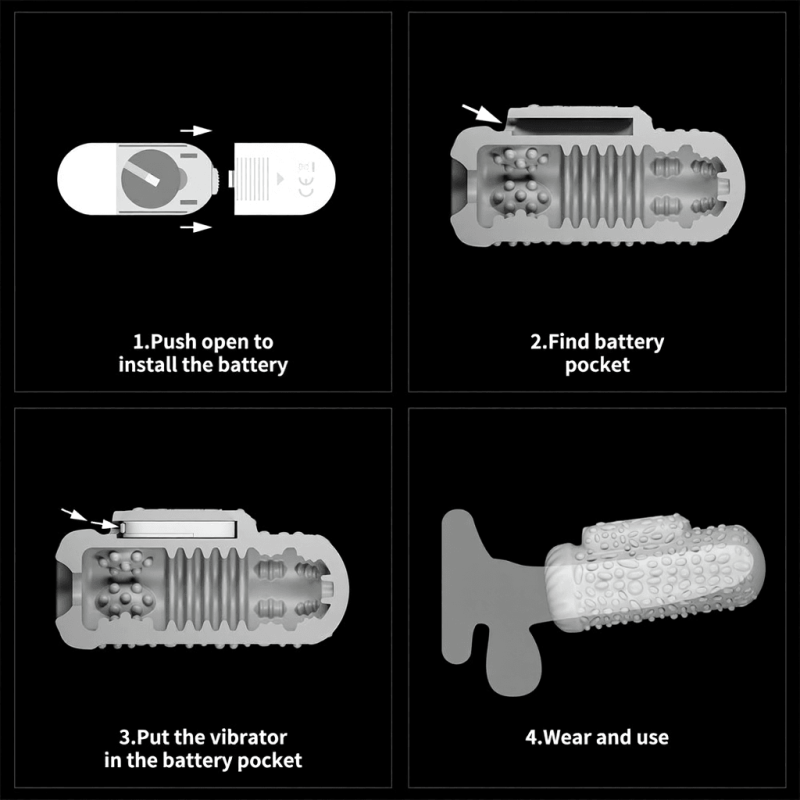 Мастурбатор LoveToy Knights Ring Vibrating Dual Purpose SleeveLoveToyDrip