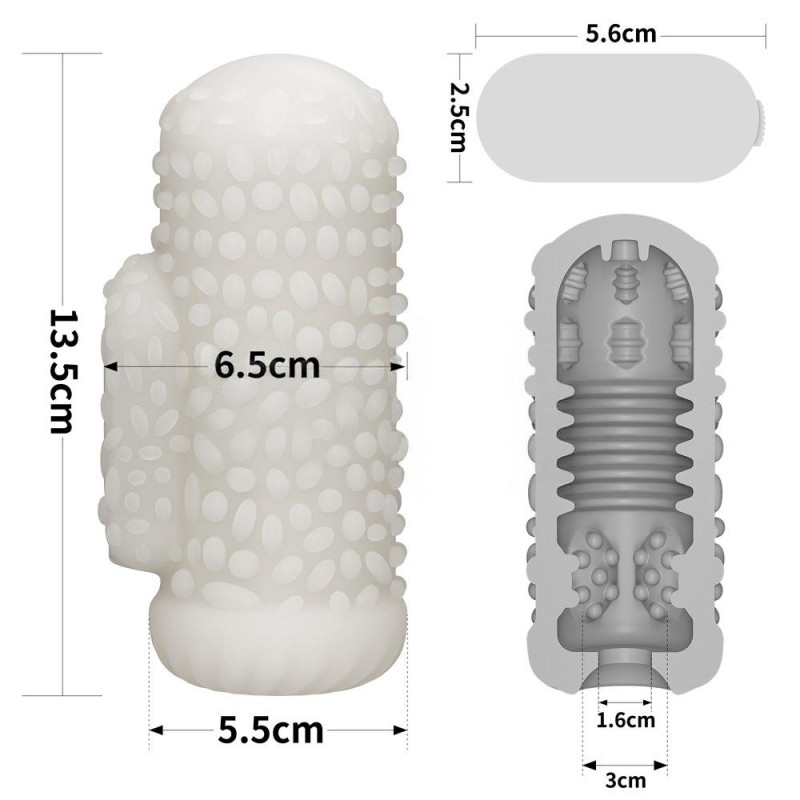 Мастурбатор LoveToy Knights Ring Vibrating Dual Purpose SleeveLoveToyDrip