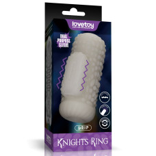 Мастурбатор LoveToy Knights Ring Vibrating Dual Purpose SleeveLoveToyDrip