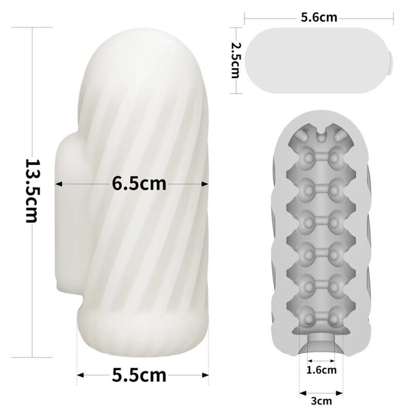 Мастурбатор LoveToy Knights Ring Vibrating Dual Purpose SleeveLoveToySpiral