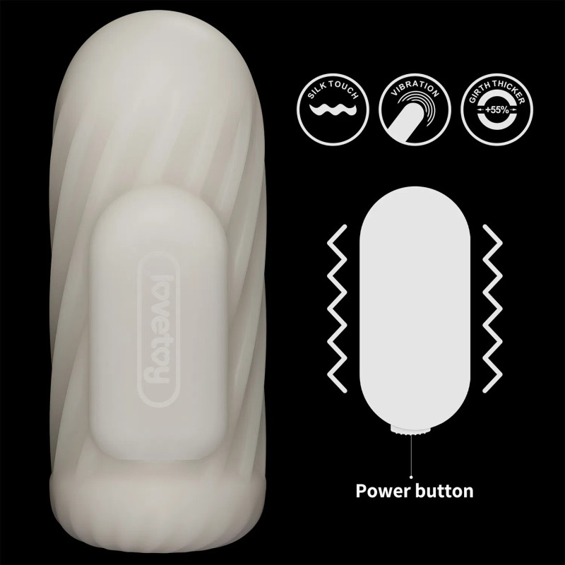 Мастурбатор LoveToy Knights Ring Vibrating Dual Purpose SleeveLoveToySpiral
