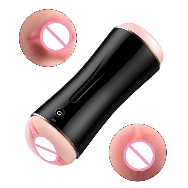 Мастурбатор B - Series Fox Vibrating Mouth And Vagina Masturbator