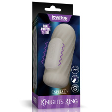 Мастурбатор LoveToy Knights Ring Vibrating Dual Purpose SleeveLoveToySpiral