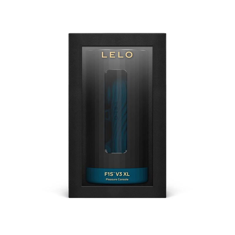 Смарт-мастурбатор LELO F1S V3 XL Teal, збільшений, 2 мотори, 8 режимів, стимуляція звуковими хвилями