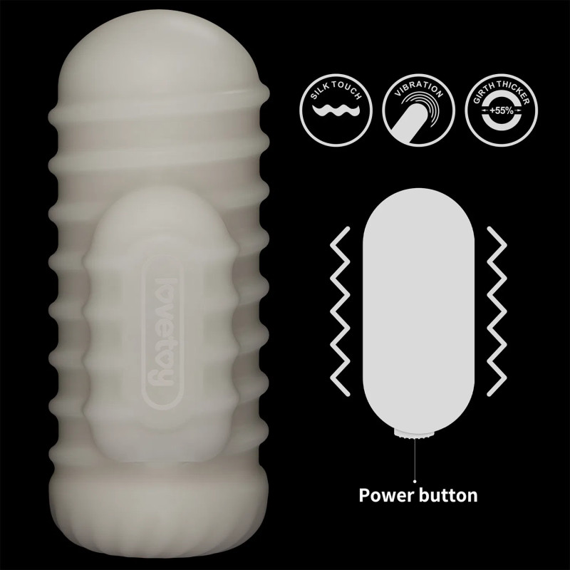 Мастурбатор LoveToy Knights Ring Vibrating Dual Purpose SleeveLoveToyWavy