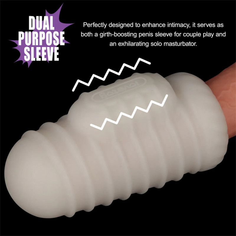 Мастурбатор LoveToy Knights Ring Vibrating Dual Purpose SleeveLoveToyWavy