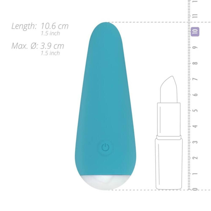 Мінівібратор Cala Azul – Julia Mini Vibrator, дуже ніжний, 10 режимів