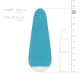 Мінівібратор Cala Azul – Julia Mini Vibrator, дуже ніжний, 10 режимів