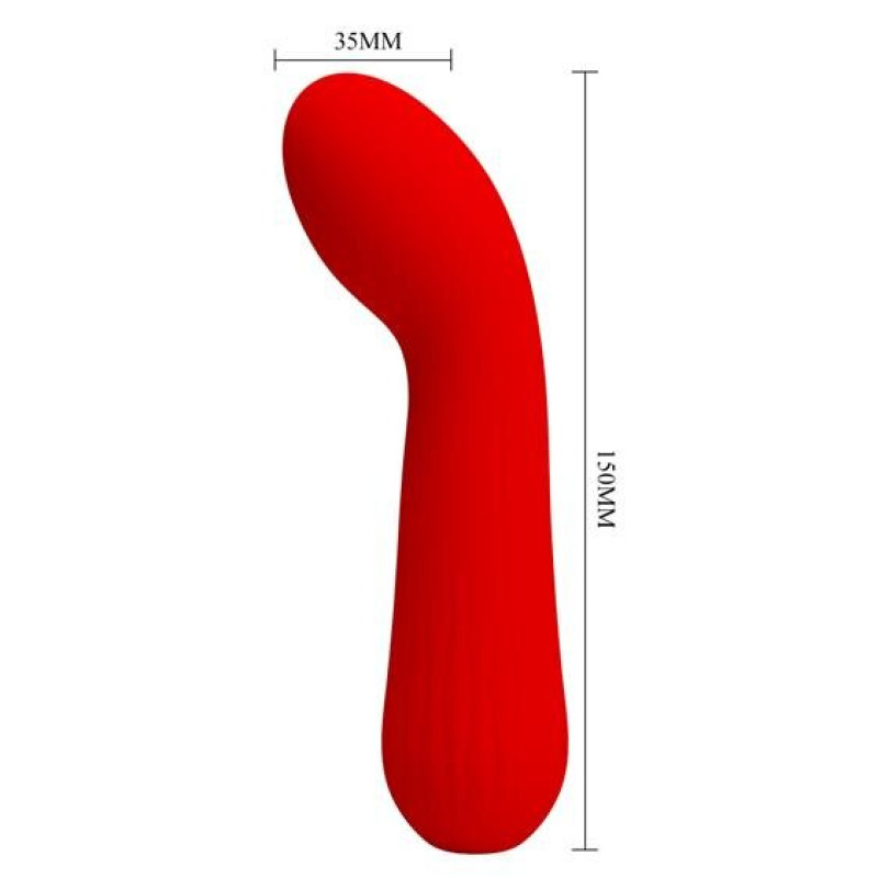 Вибратор Pretty Love Kirk Vibrator Red