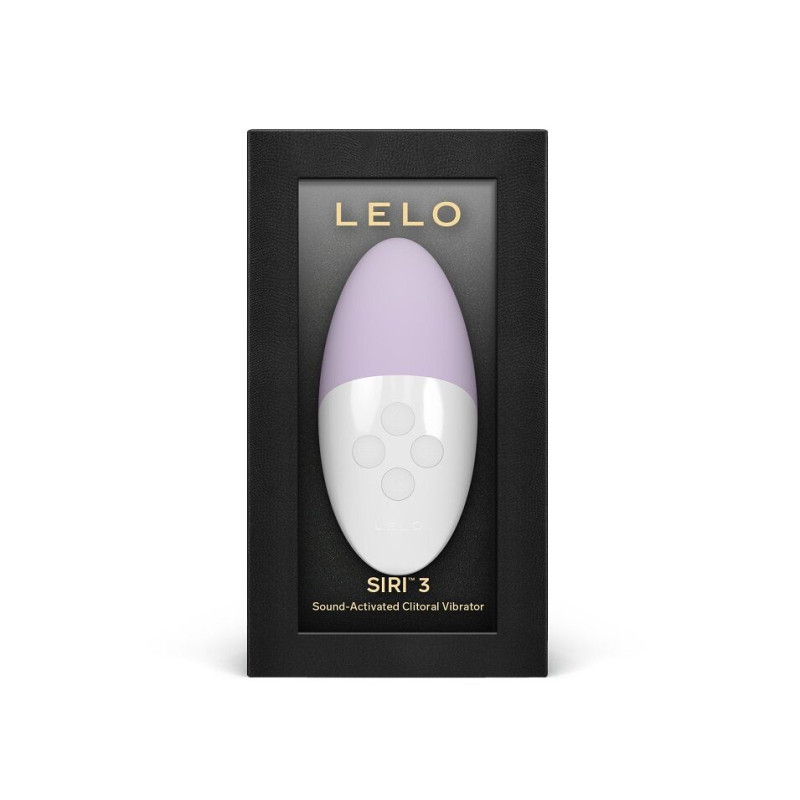 Музыкальный вибратор для клитора LELO SIRI 3 Calm Lavender, вибрации в ритме звуков без смартфона