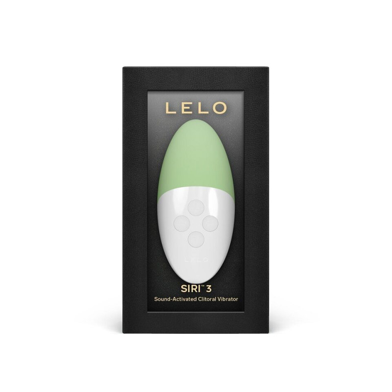 Музичний вібратор для клітора LELO SIRI 3 Green, вібрації в ритмі звуків без смартфона