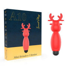 Міні-вібратор Erospace Sweet Play Mini Reindeer Vibrator A10