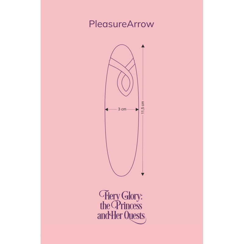 Минивибратор FairyGasm PleasureArrow violet