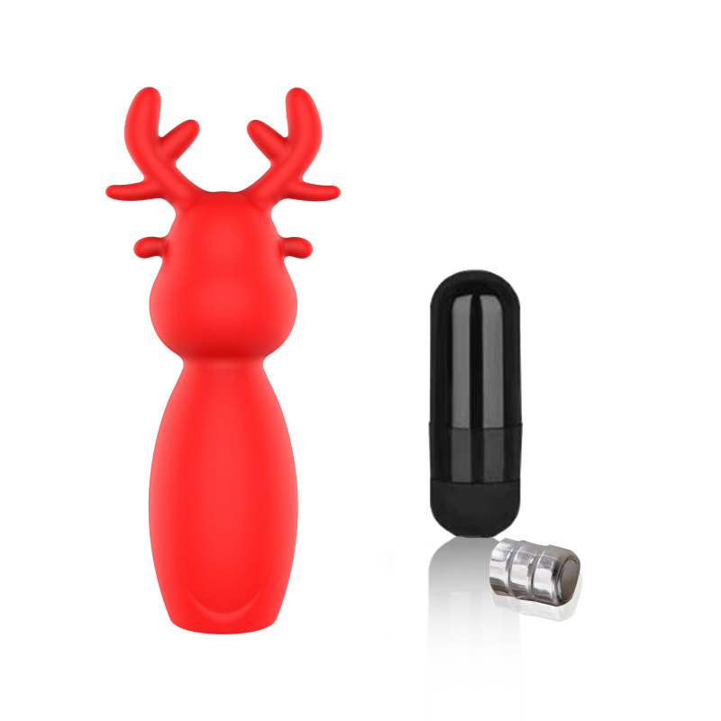 Міні-вібратор Erospace Sweet Play Mini Reindeer Vibrator A10