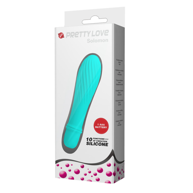 Вибратор Pretty Love Solomon Vibrator Blue