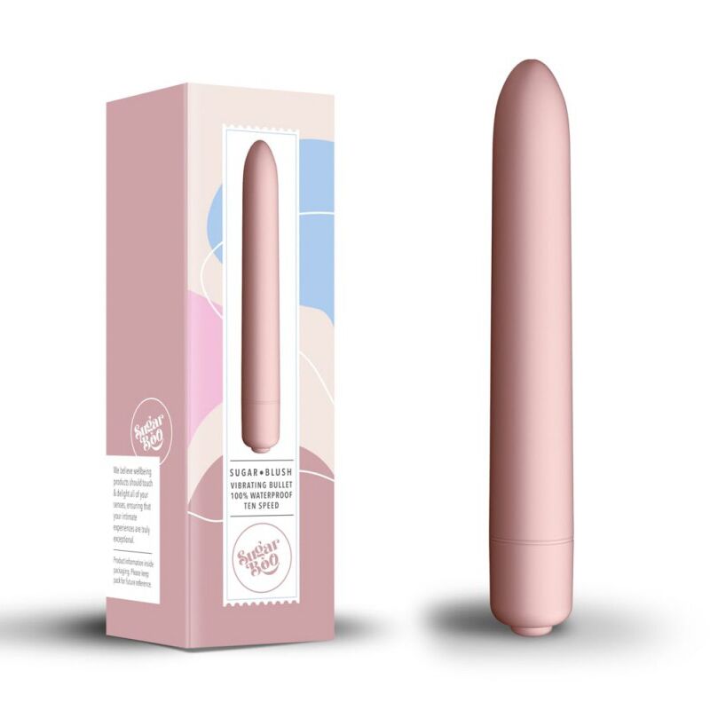 Минивибратор SugarBoo Sugar Blush, 10 уровней интенсивности