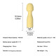 Міні вібромасажер B - Series Cute Mini Av Wand Yellow