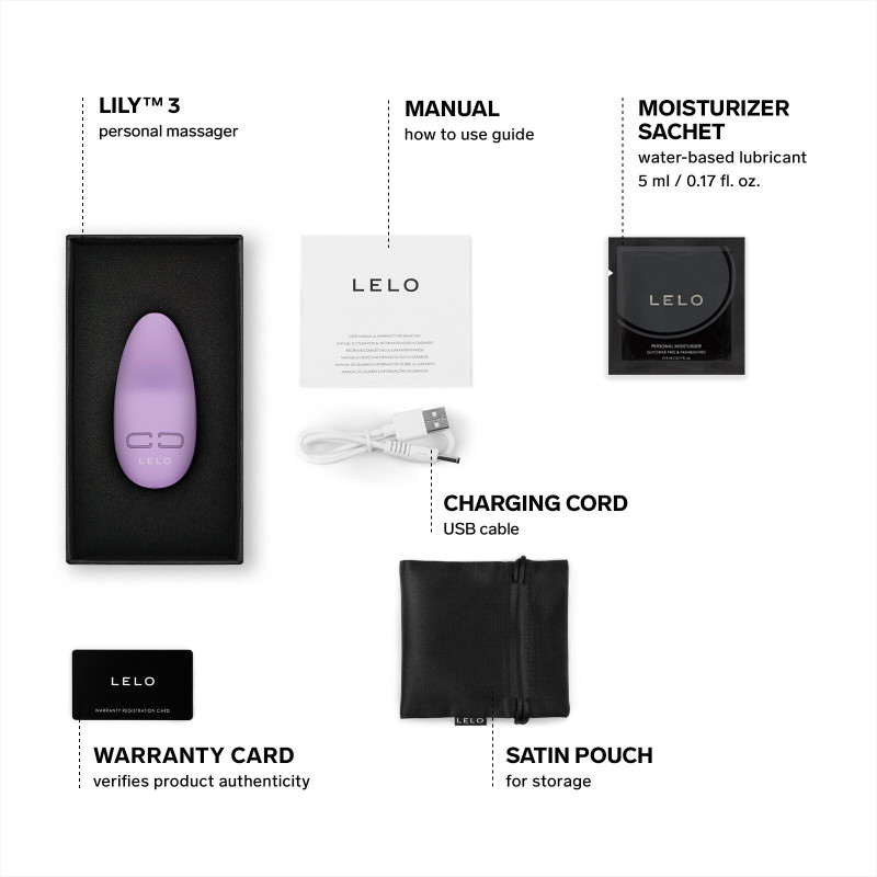 Минивибратор для клитора LELO Lily 3 Calm Lavender, 10 режимов, очень мощный