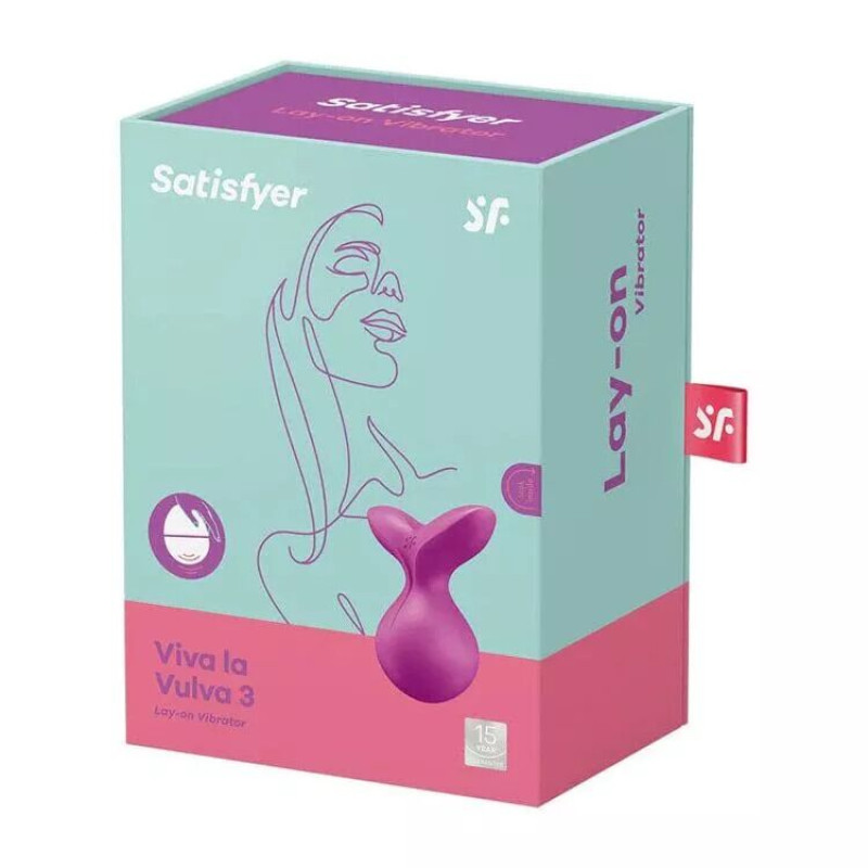 Минивибромассажер Satisfyer Viva la Vulva 3 Violet
