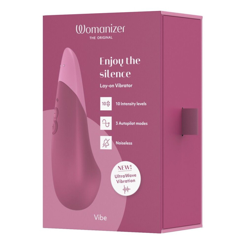 Мінівібратор Womanizer Vibe Dusky Pink, 3 авторежими + 10 рівнів інтенсивності
