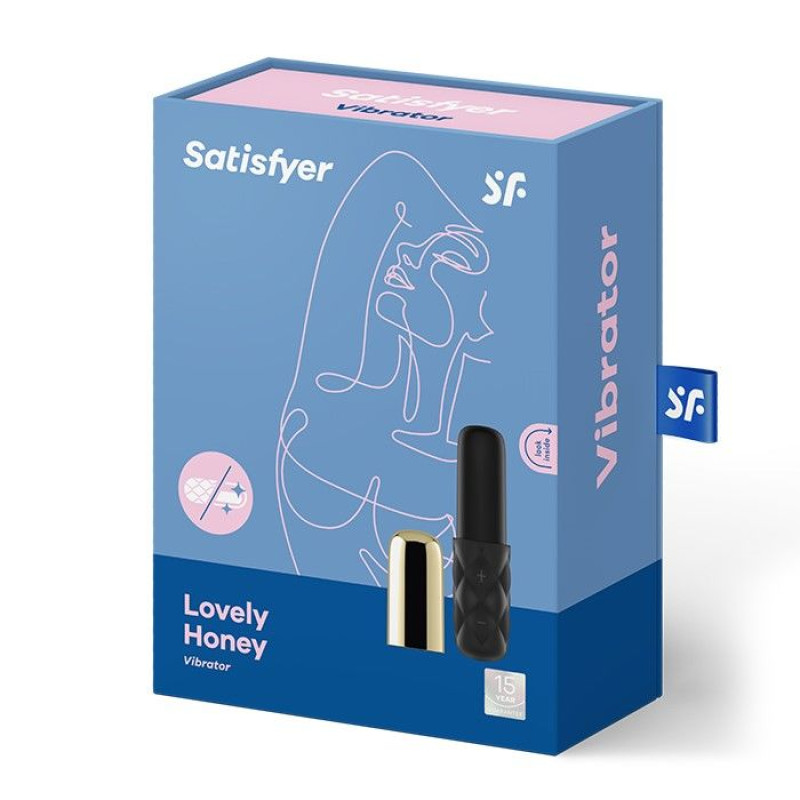 Потужний міні-вібратор Satisfyer Mini Lovely Honey Золотий
