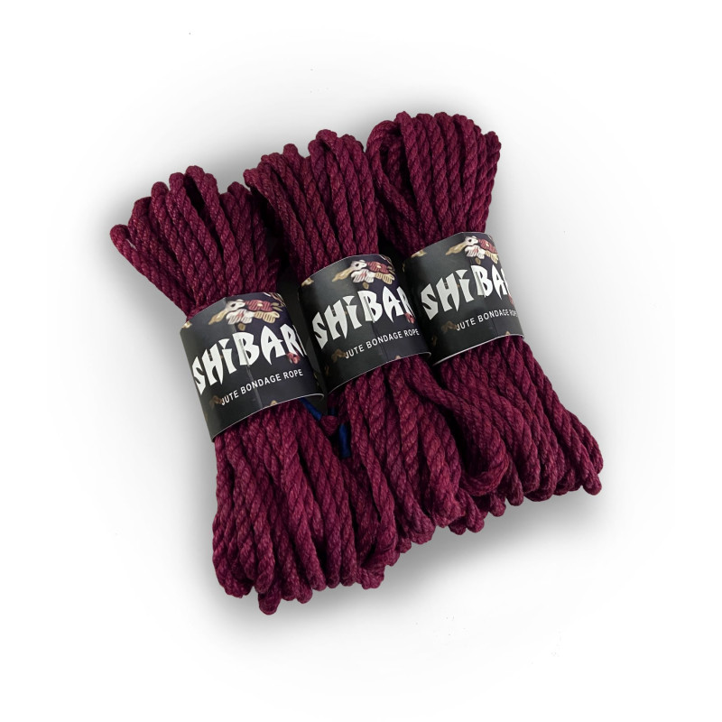 Джутова мотузка для Шибарі Feral Feelings Shibari Rope, 8 м Фіолетова