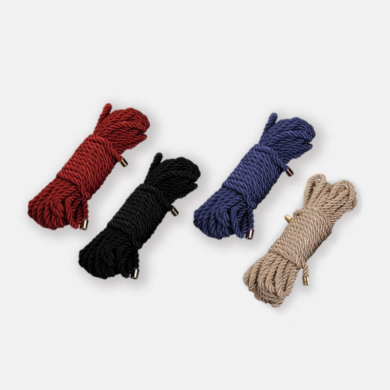 Мотузка для бондажу UPKO Restraint Bondage vope 10м Чорна