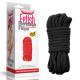 Мотузка LoveToy Fetish Bondage Rope Black, 10 м