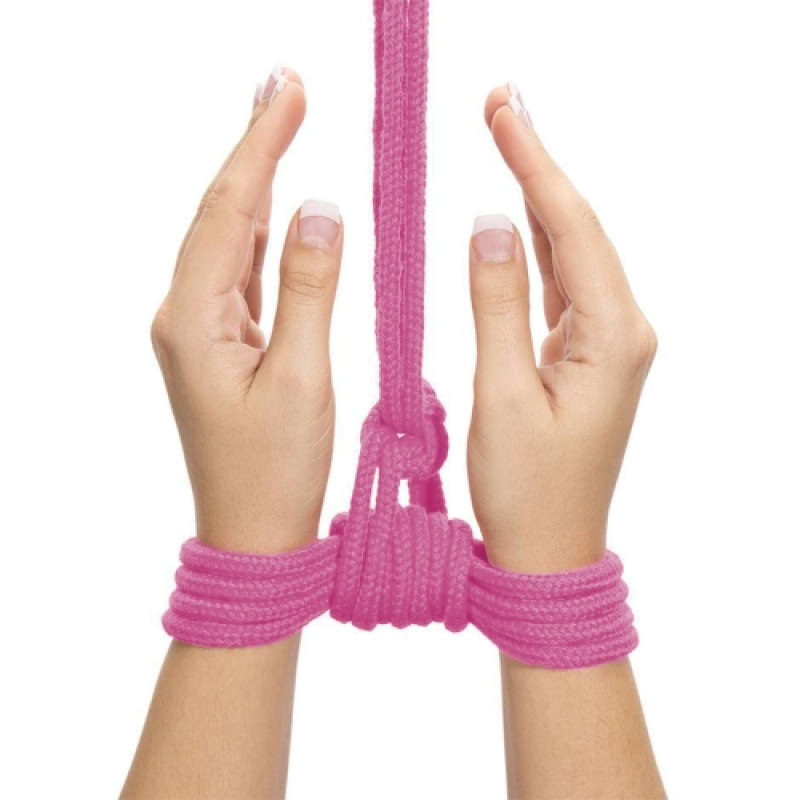 Мотузка LoveToy Fetish Bondage Rope Pink, 10 м