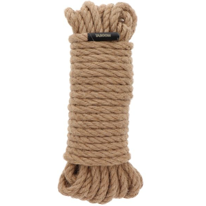 Бондажна мотузка Taboom Bondage Rope, 10 м х 7 мм, бежева