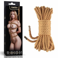 Мотузка LoveToy Rebellion Reign Bondage Rope Natural, 10 м