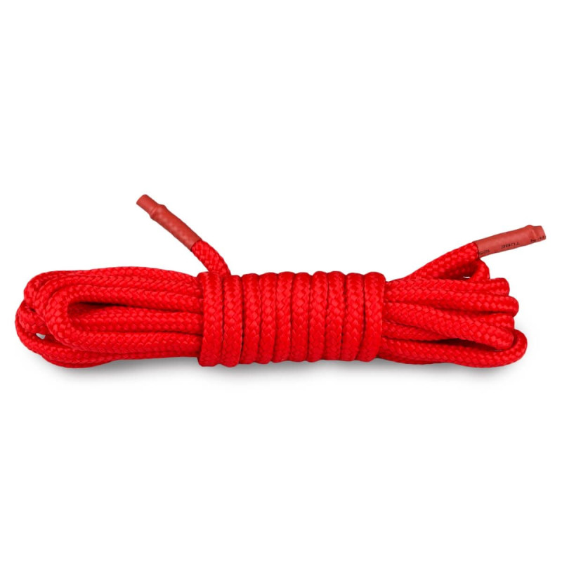 Бондажна мотузка EasyToys, нейлонова, червона, 5 м
