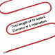 Мотузка LoveToy Rebellion Reign Bondage Rope Red, 10 м