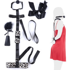 БДСМ-набір LOCKINK YEAHWOW Armbinder Restraint Set Black