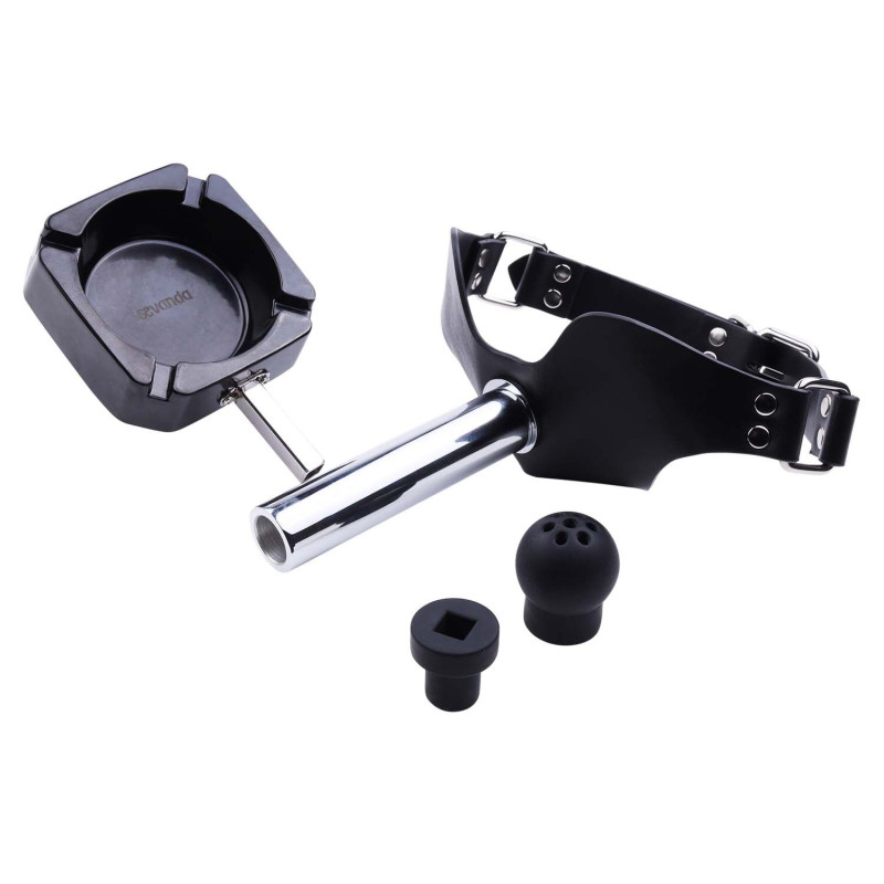 Набір для домінування LOCKINK SEVANDA Objectification Human Furniture Set, маска та 4 насадки