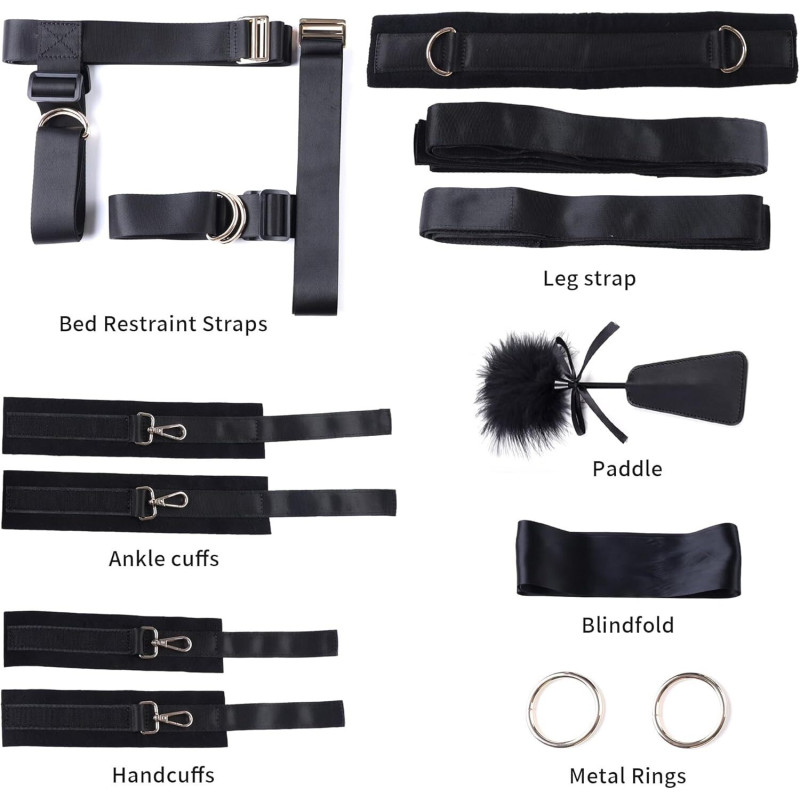 БДСМ-набір LOCKINK YEAHWOW Bed Restraint set