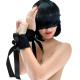 Еротичний набір Art of Sex пов'язка на очі та наручники Blindfold and Handcuffs Aria