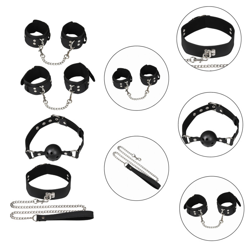 Набір БДСМ Erospace Wild Play BDSM Set 5 pcs C11