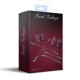 Набір для БДСМ 3 в 1 Feral Feelings BDSM Kit 3 Burgundy, наручники, поножі, хрестовина