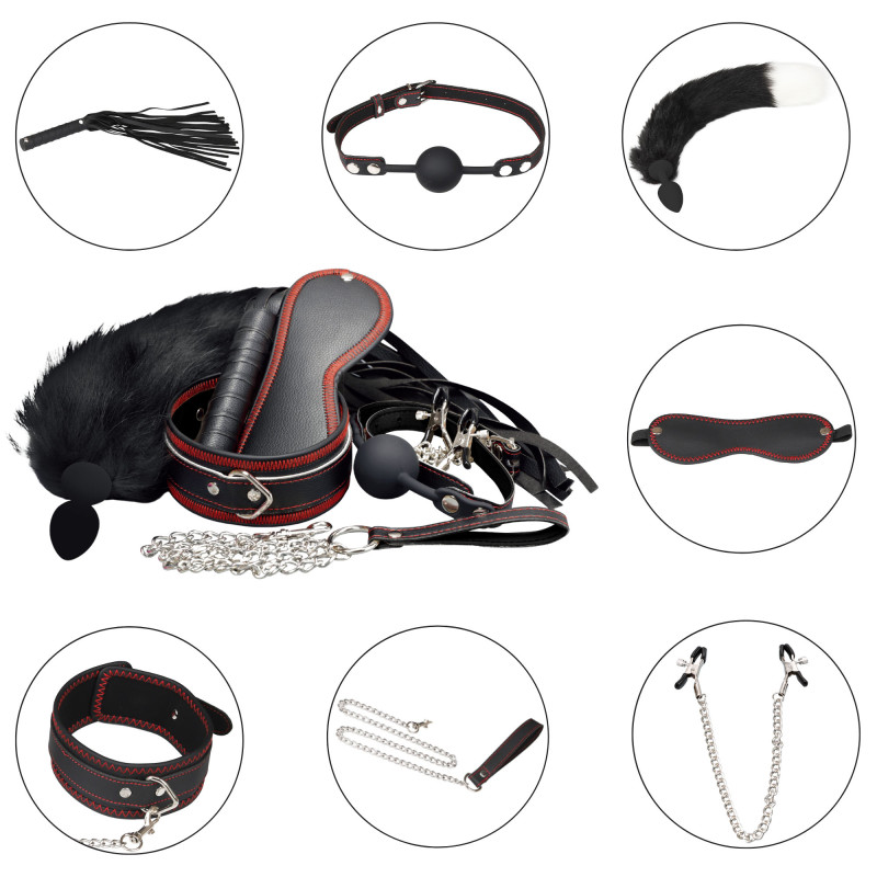 Набір БДСМ Erospace Wild Play BDSM Set 7 pcs C8