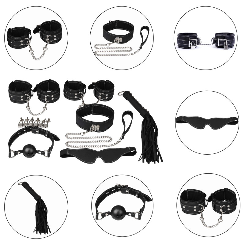 Набір БДСМ Erospace Wild Play Luxury BDSM Set 7 pcs C10