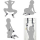 БДСМ-набір LOCKINK YEAHWOW Door Swing & Leg Spreader Bondage set