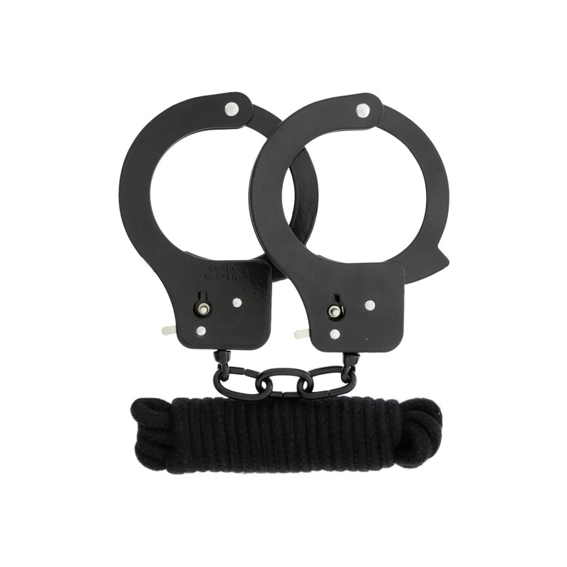 Набор Dreamtoys Bondx Metal Cuffs & Love Rope Set Черный
