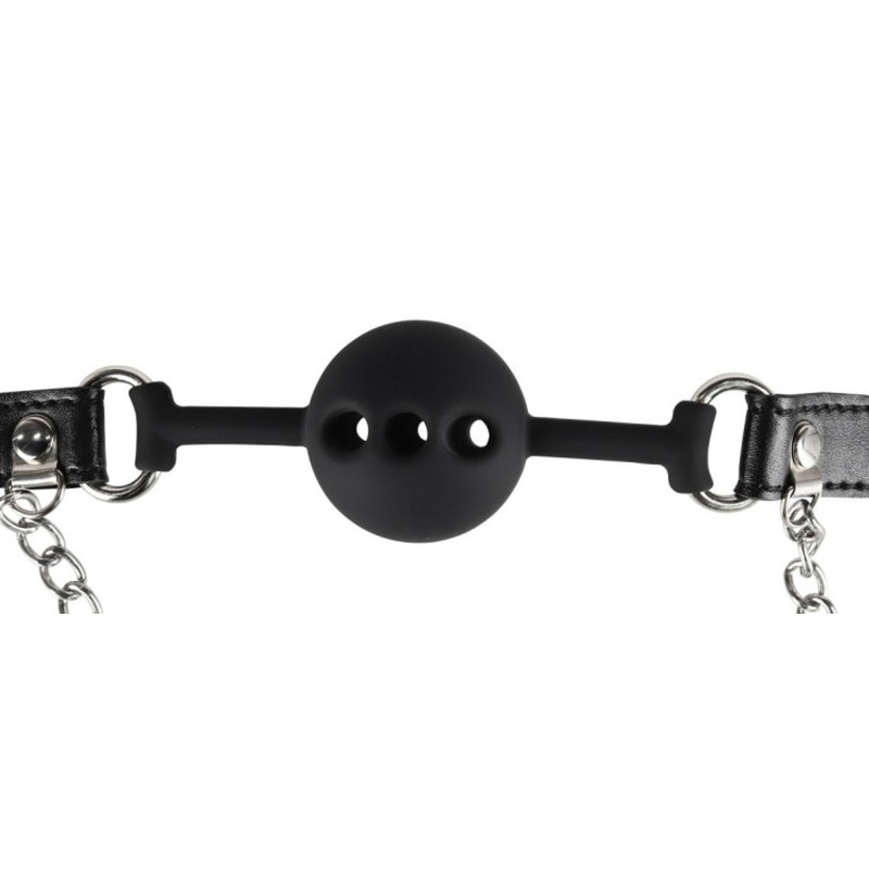 Набір БДСМ Erospace Wild Play Mouth Gag With Nipple Clamps C15