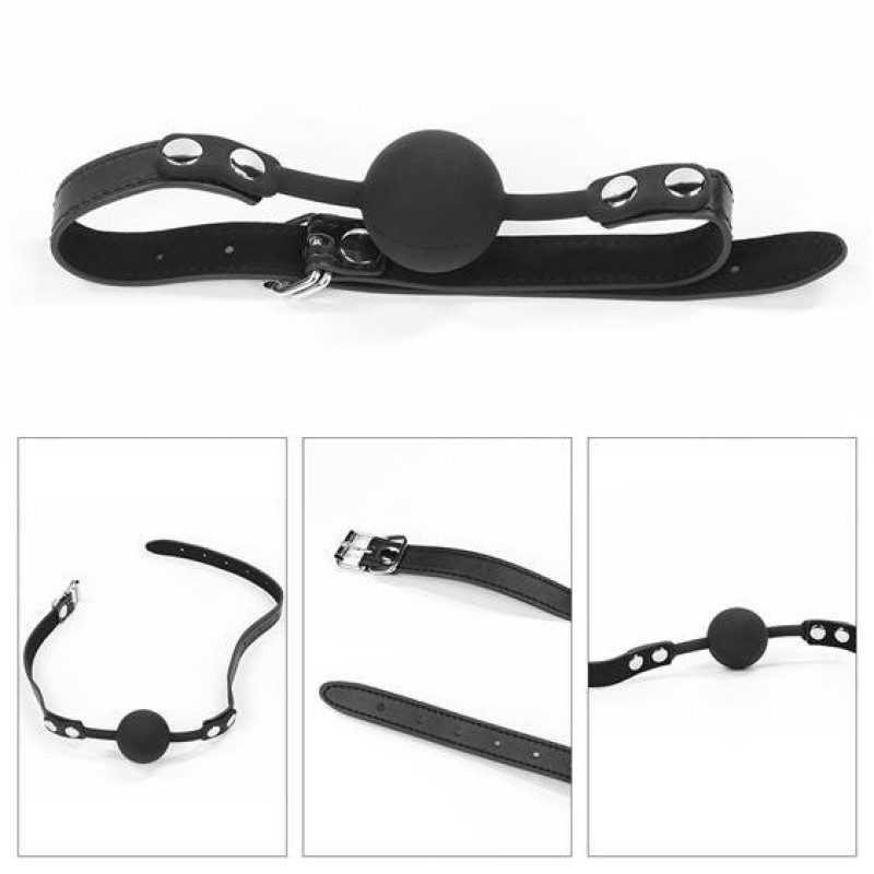 Набір БДСМ LoveToy Deluxe Bondage Kit (кляп, наручники, пір'їнка)