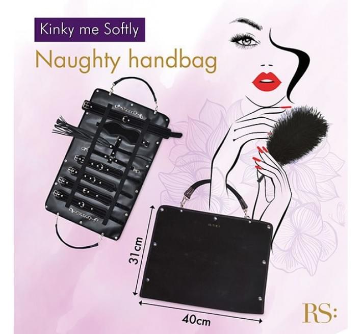 Подарочный набор для BDSM RIANNE S - Kinky Me Softly Черный: 8 предметов для удовольствия