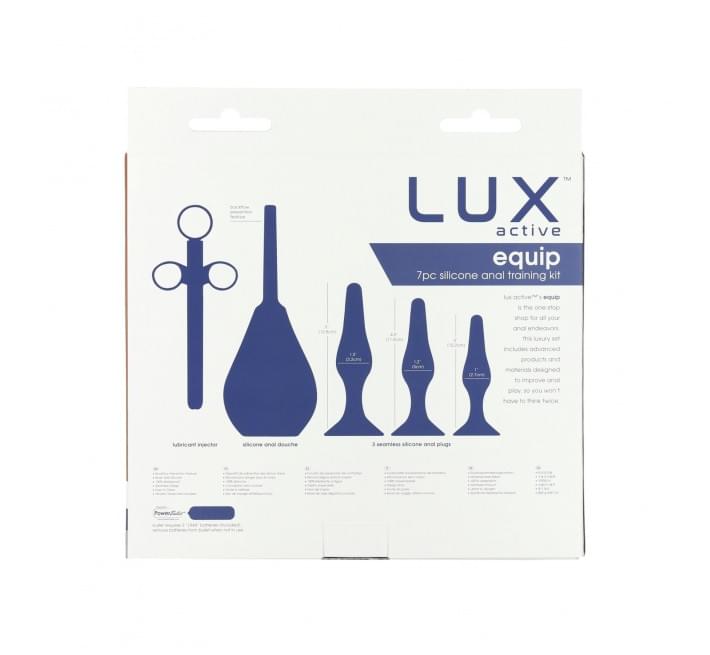 Набір анальних іграшок для новачків Lux Active – Equip – Silicone Anal Training Kit