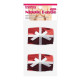 Пестіси LoveToy Reusable Christmas Sequin Square Nipple Pasties
